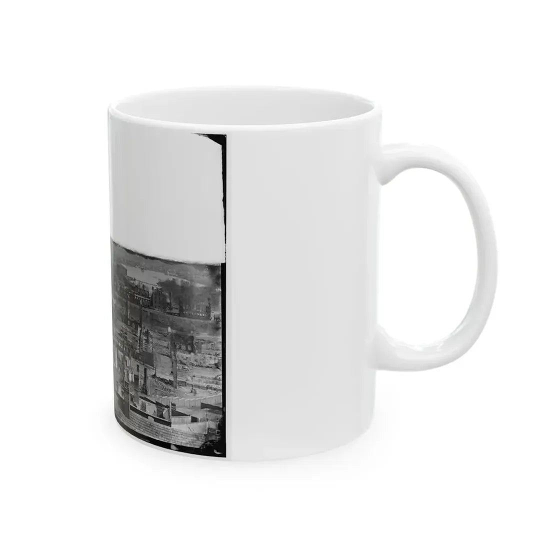 Richmond, Va. General View Of The Burned District (U.S. Civil War) White Coffee Mug - Go Mug Yourself