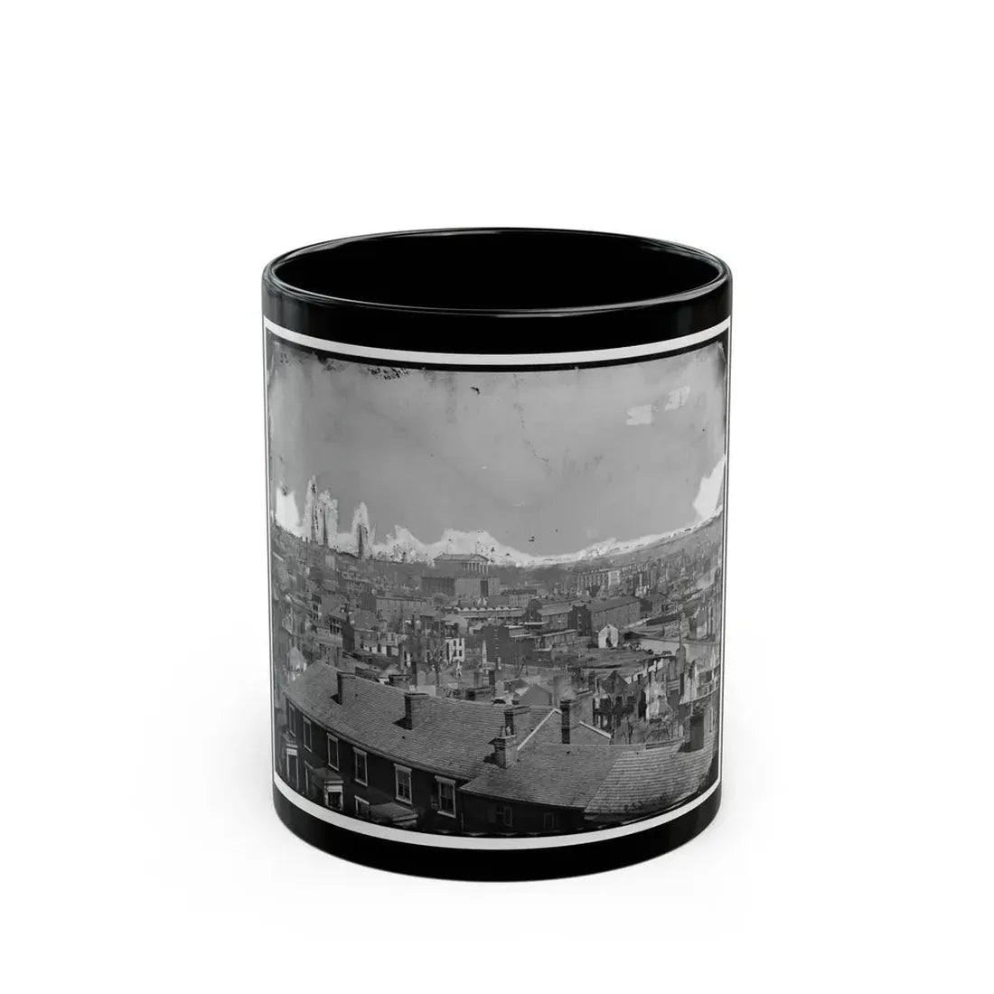 Richmond, Va. General View, With Ruins, From Gambles Hill (U.S. Civil War) Black Coffee Mug 11oz - Go Mug Yourself