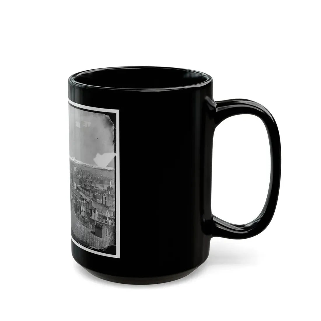 Richmond, Va. General View, With Ruins, From Gambles Hill (U.S. Civil War) Black Coffee Mug - Go Mug Yourself