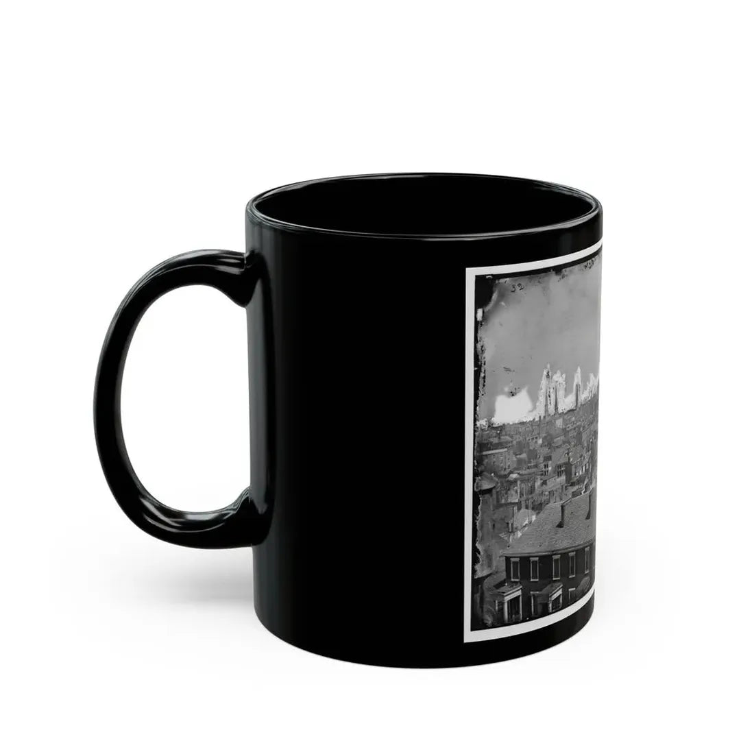 Richmond, Va. General View, With Ruins, From Gambles Hill (U.S. Civil War) Black Coffee Mug - Go Mug Yourself