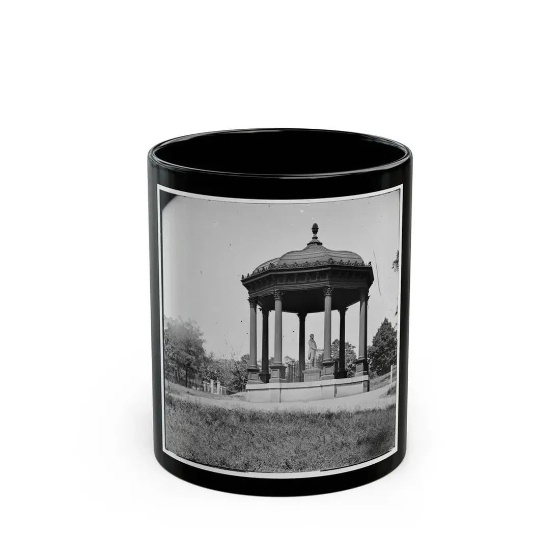 Richmond, Va. Henry Clay Memorial On The Capitol Grounds (U.S. Civil War) Black Coffee Mug 11oz - Go Mug Yourself