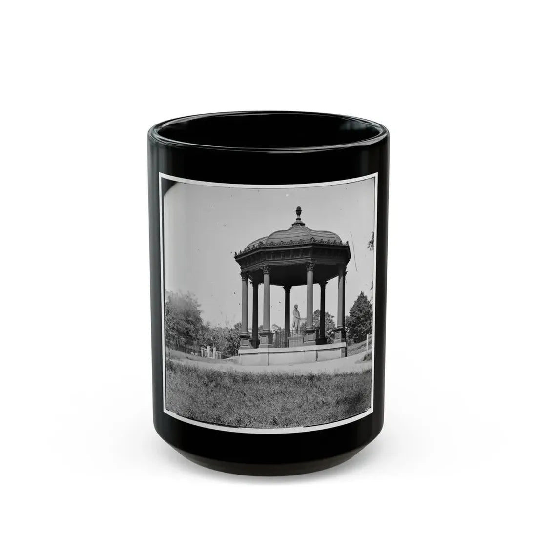 Richmond, Va. Henry Clay Memorial On The Capitol Grounds (U.S. Civil War) Black Coffee Mug 15oz - Go Mug Yourself