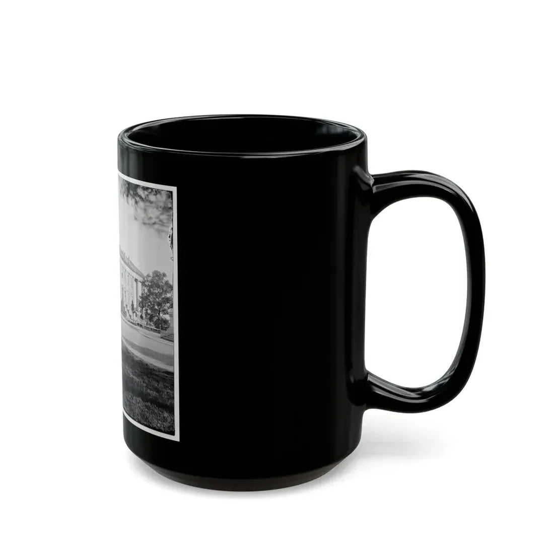 Richmond, Va. Left Side And Rear Of Capitol (U.S. Civil War) Black Coffee Mug - Go Mug Yourself