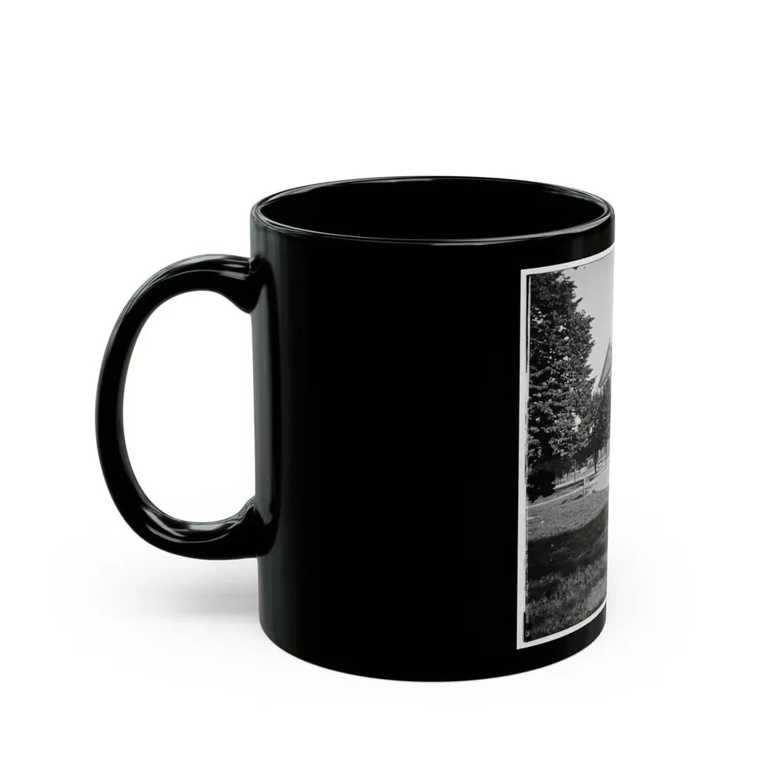 Richmond, Va. Left Side And Rear Of Capitol (U.S. Civil War) Black Coffee Mug - Go Mug Yourself