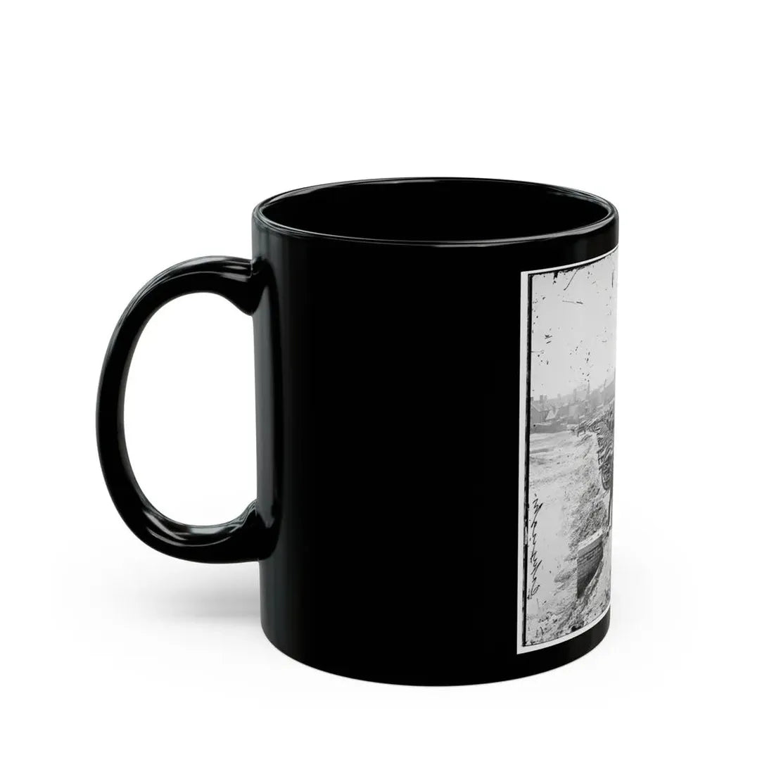 Richmond, Va. Park Of Captured Guns At Rocketts (U.S. Civil War) Black Coffee Mug - Go Mug Yourself