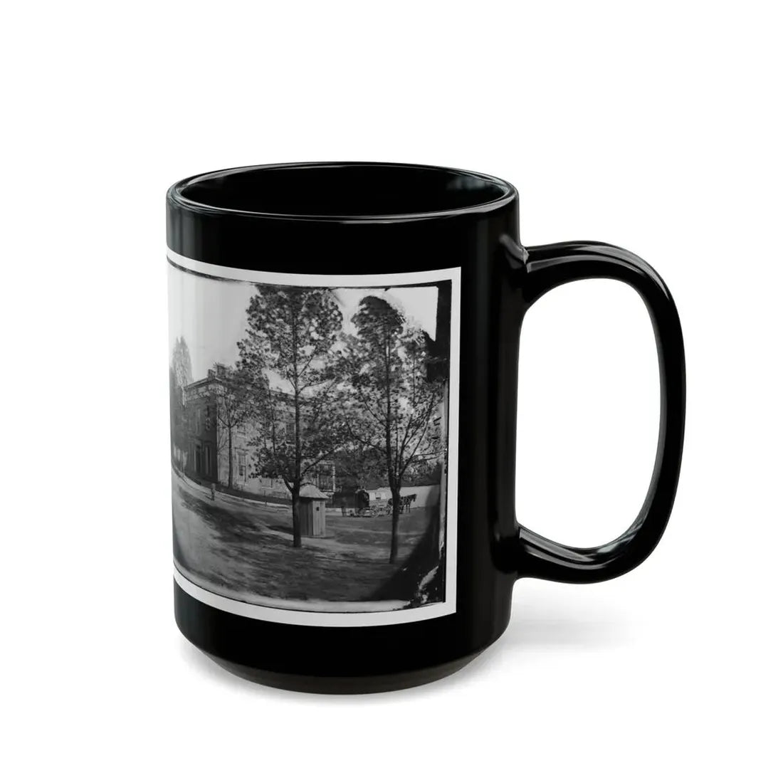 Richmond, Va. Residence Of Alexander H. Stephens, Vice President, C.S.A. (U.S. Civil War) Black Coffee Mug - Go Mug Yourself