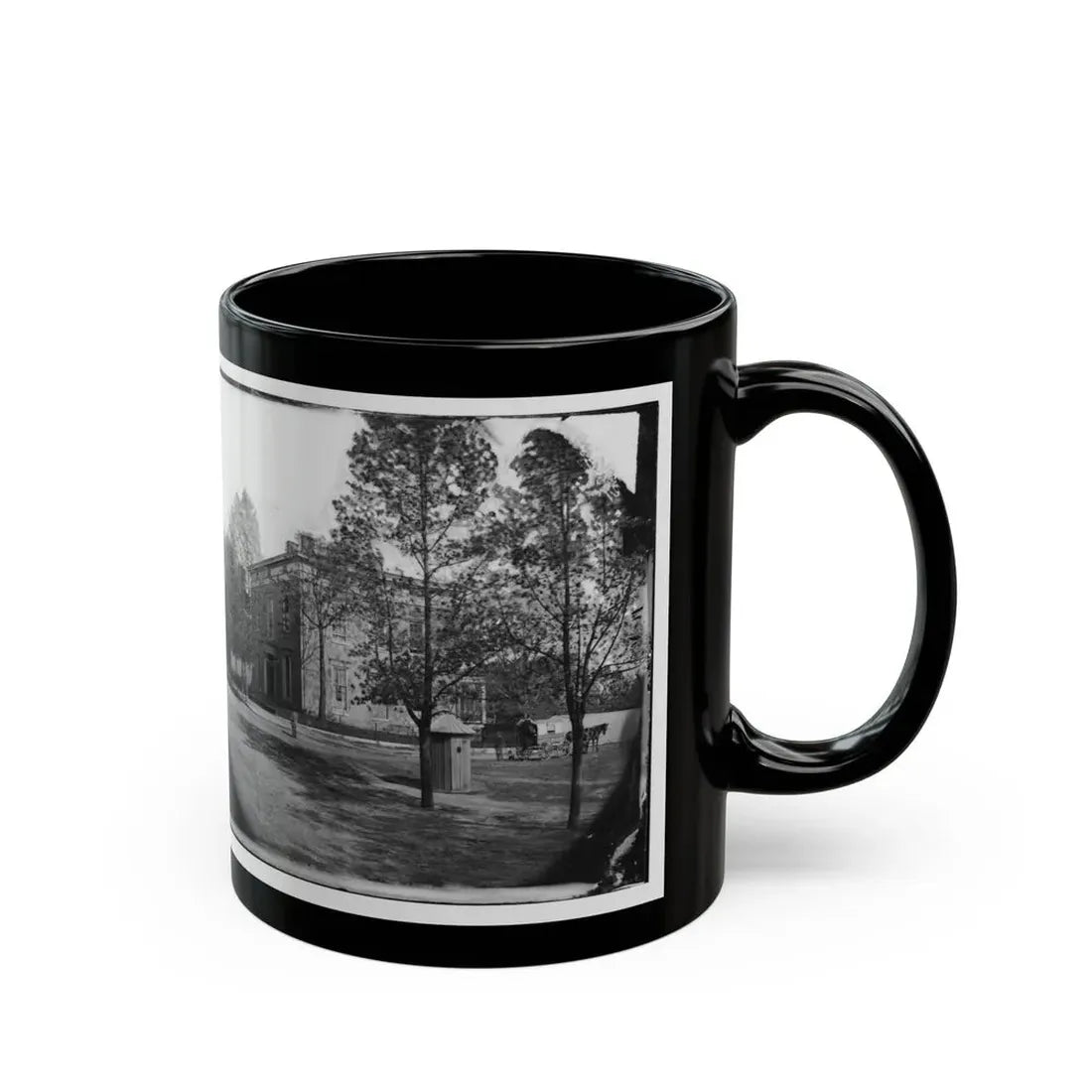 Richmond, Va. Residence Of Alexander H. Stephens, Vice President, C.S.A. (U.S. Civil War) Black Coffee Mug - Go Mug Yourself