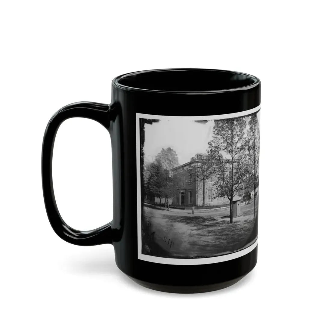 Richmond, Va. Residence Of Alexander H. Stephens, Vice President, C.S.A. (U.S. Civil War) Black Coffee Mug - Go Mug Yourself