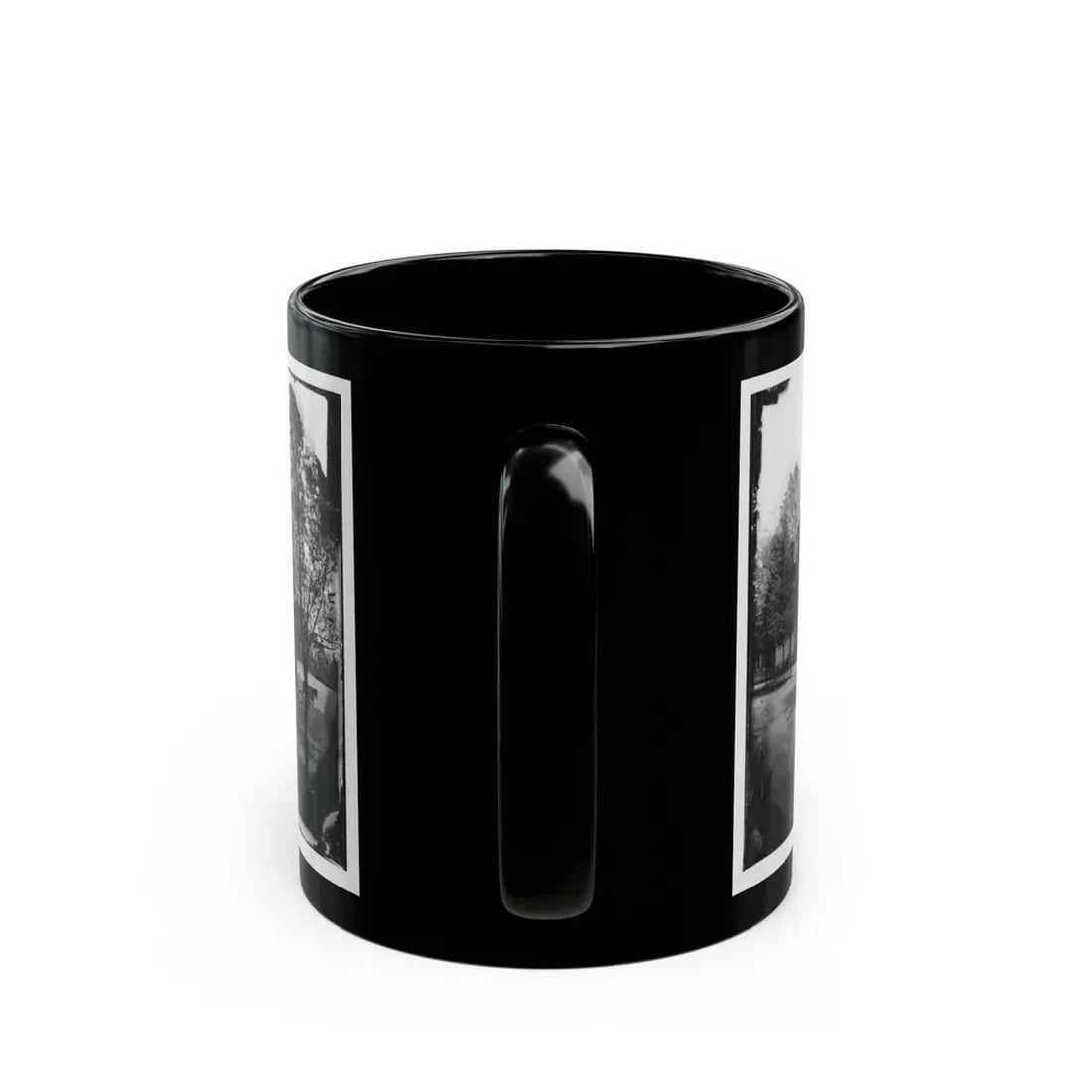 Richmond, Va. Residence Of Alexander H. Stephens, Vice President, C.S.A. (U.S. Civil War) Black Coffee Mug - Go Mug Yourself