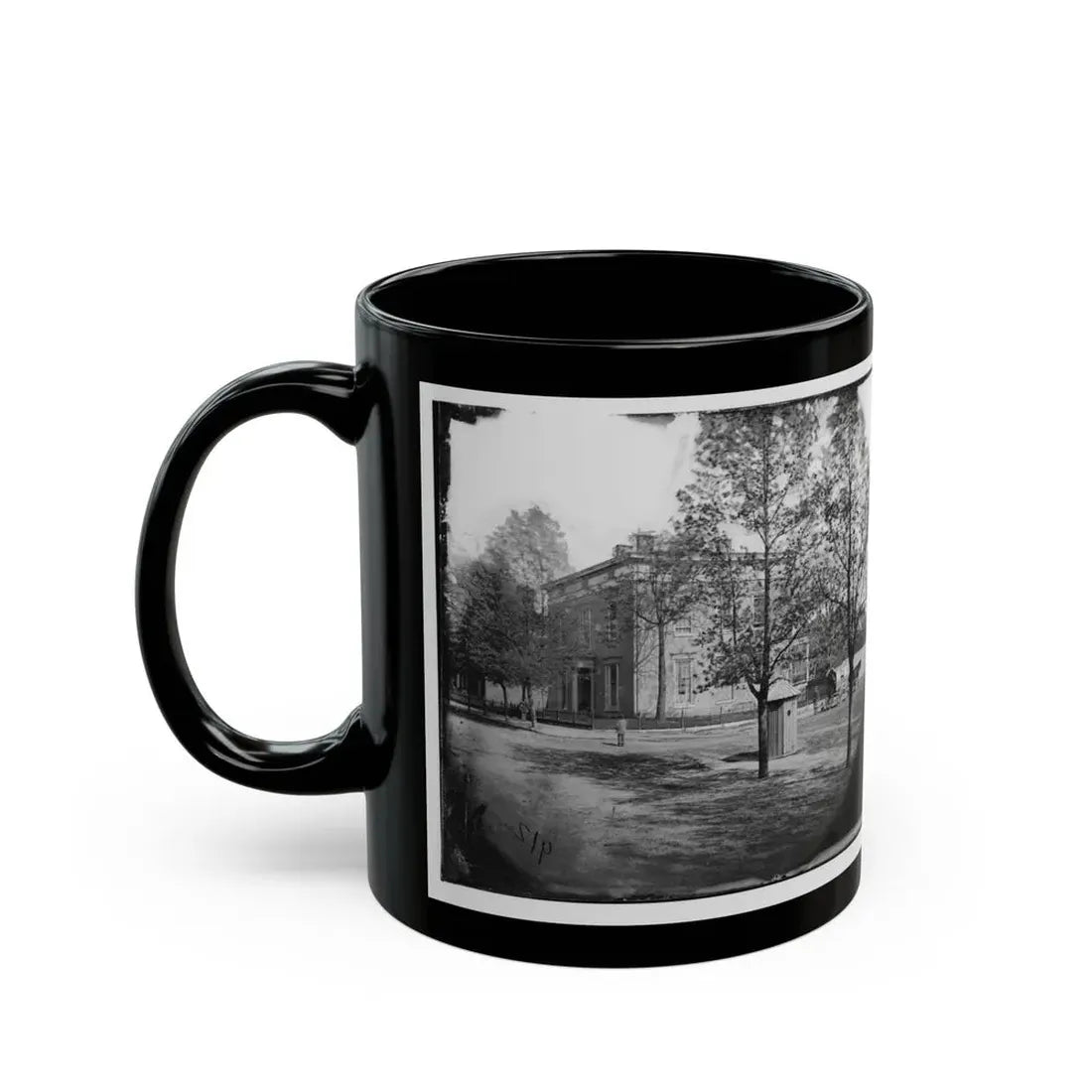 Richmond, Va. Residence Of Alexander H. Stephens, Vice President, C.S.A. (U.S. Civil War) Black Coffee Mug - Go Mug Yourself
