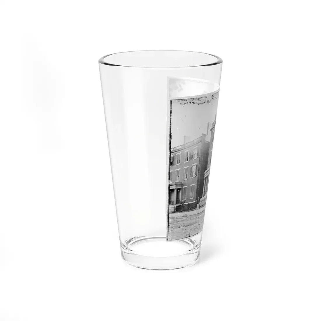 Richmond, Va. Residence Of Gen. Robert E. Lee (707 East Franklin Street) (U.S. Civil War) Pint Glass 16oz - Go Mug Yourself