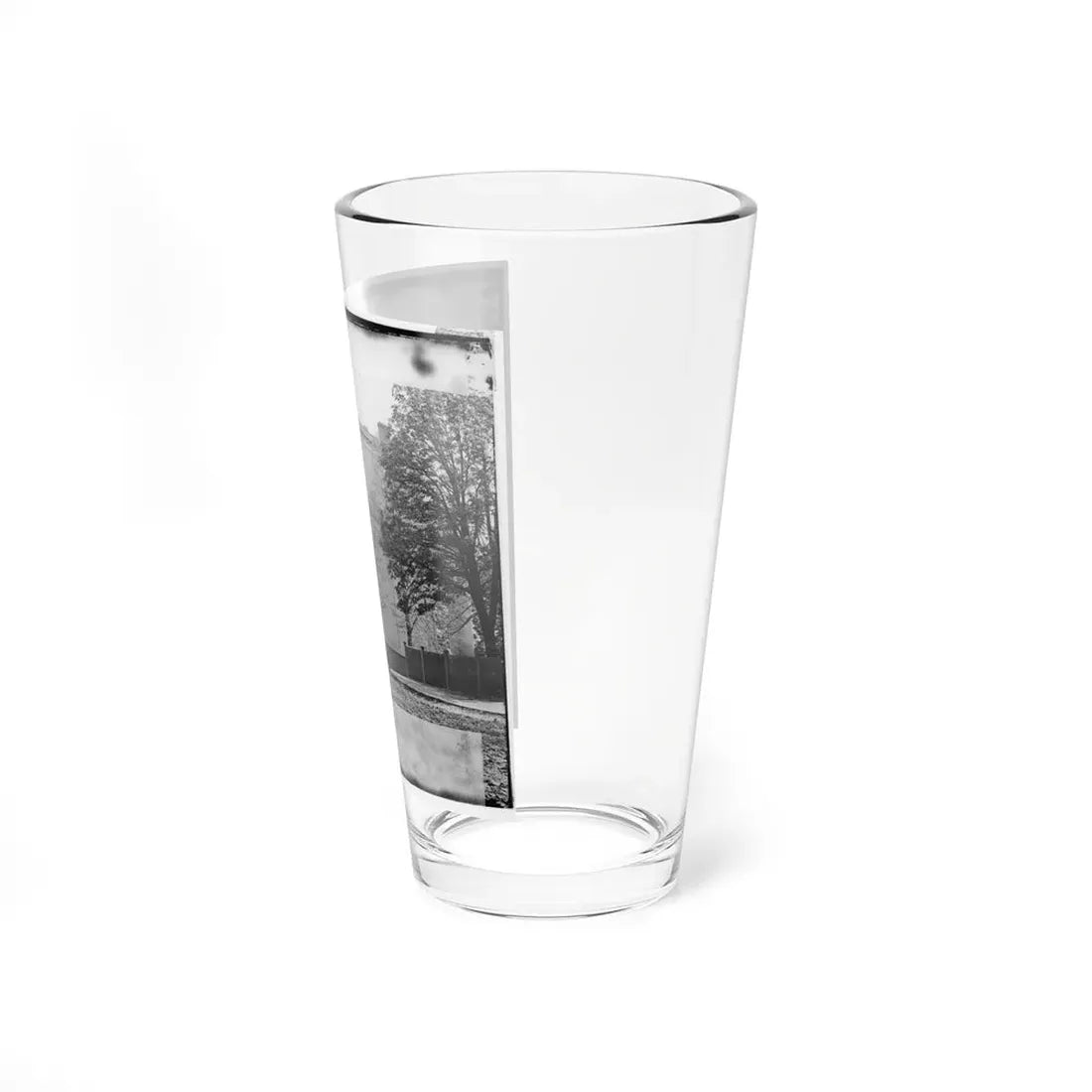 Richmond, Va. Residence Of Jefferson Davis (1201 East Clay Street); A Closer View (U.S. Civil War) Pint Glass 16oz - Go Mug Yourself