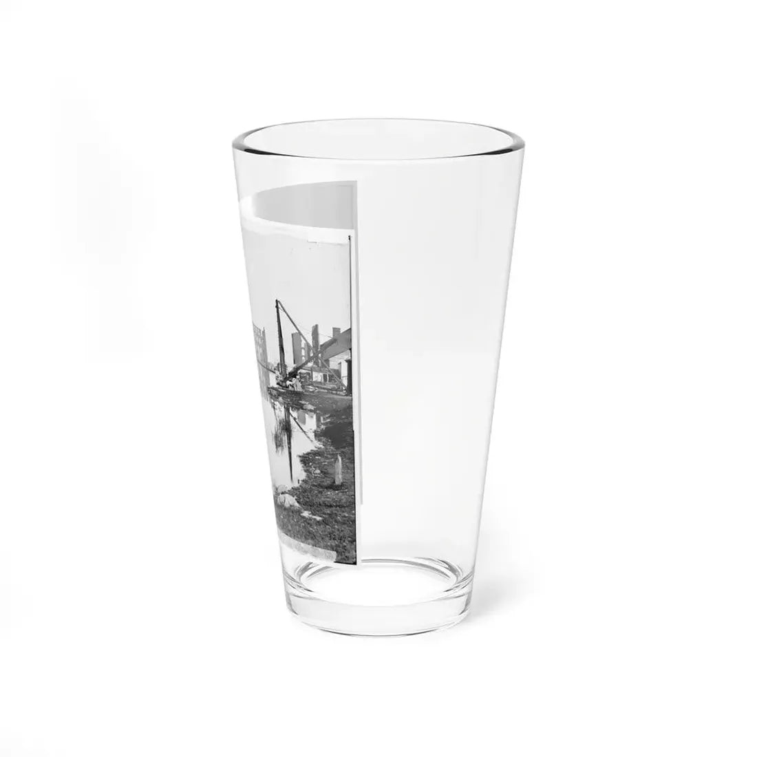 Richmond, Va. Ruined Buildings On Banks Of The Canal Basin (U.S. Civil War) Pint Glass 16oz - Go Mug Yourself