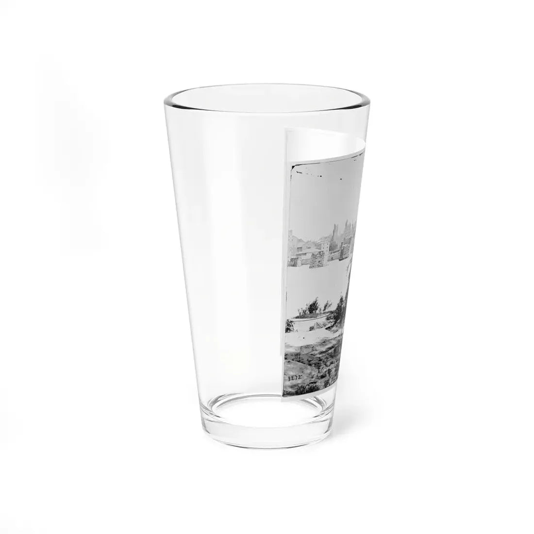 Richmond, Va. Ruins Of Mayo's Bridge; The City Beyond (U.S. Civil War) Pint Glass 16oz - Go Mug Yourself