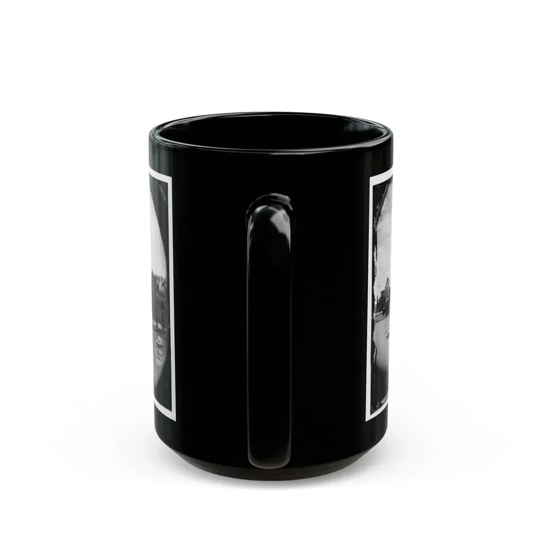 Richmond, Va. Ruins Of Mayo's Bridge (U.S. Civil War) Black Coffee Mug - Go Mug Yourself