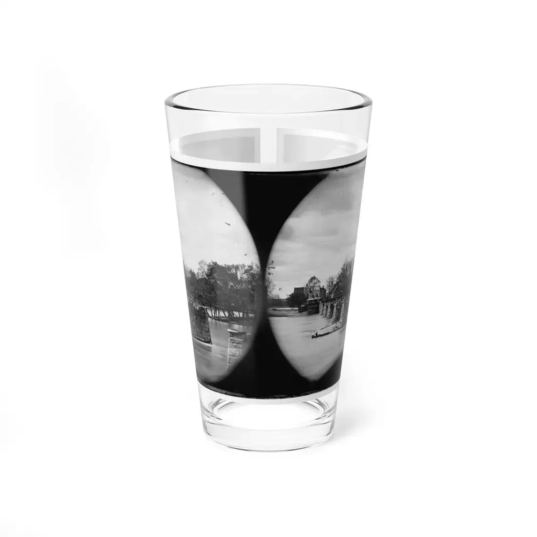 Richmond, Va. Ruins Of Mayo's Bridge (U.S. Civil War) Pint Glass 16oz 16oz - Go Mug Yourself