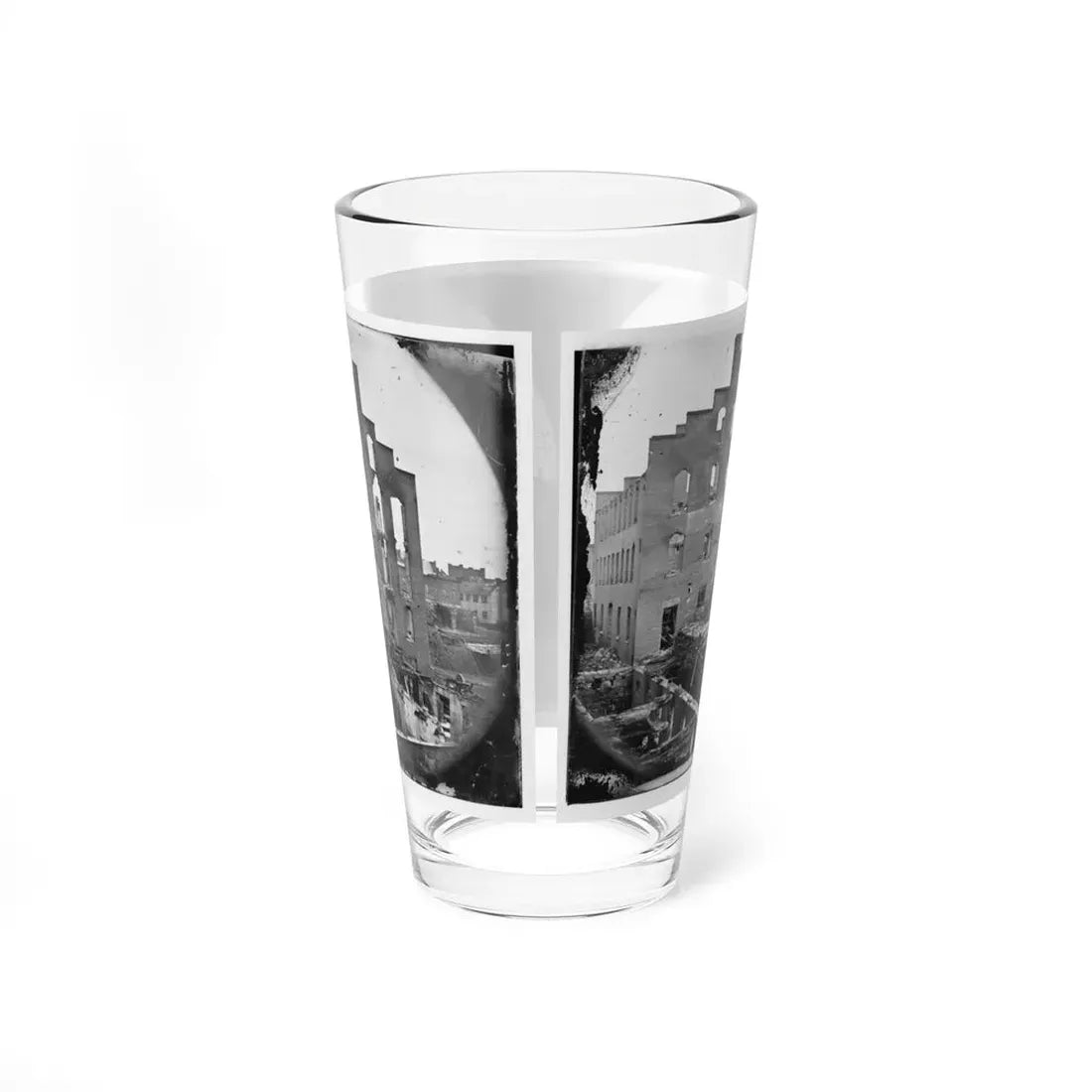 Richmond, Va. Ruins Of Paper Mill; Wrecked Paper-Making Machinery In Foreground (U.S. Civil War) Pint Glass 16oz - Go Mug Yourself