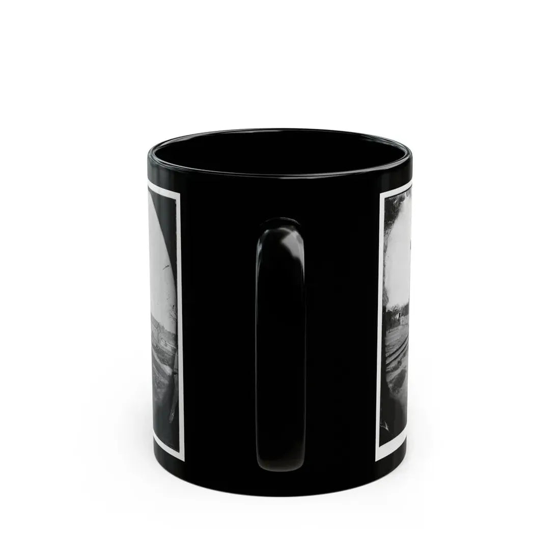 Richmond, Va. Ruins Of Richmond & Danville Railroad Bridge (U.S. Civil War) Black Coffee Mug - Go Mug Yourself