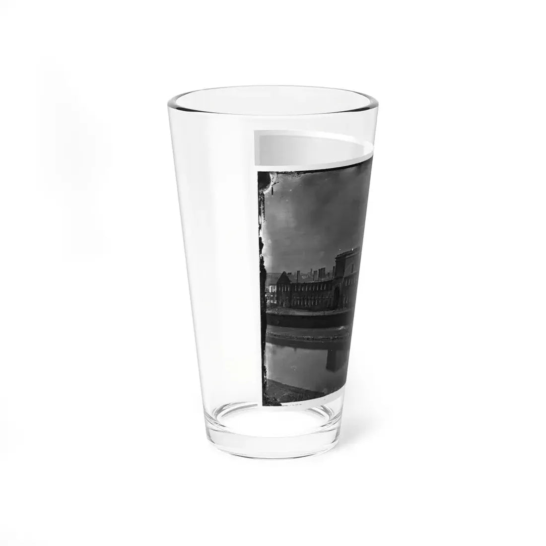 Richmond, Va. Ruins Of State Arsenal From The Canal (U.S. Civil War) Pint Glass 16oz - Go Mug Yourself