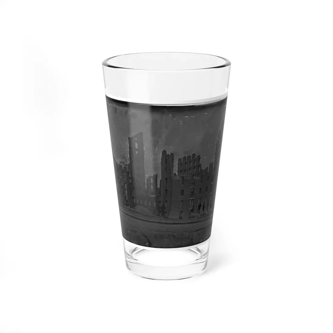 Richmond, Va. Ruins Of The Gallego Flour Mill; A Later View (U.S. Civil War) Pint Glass 16oz 16oz - Go Mug Yourself