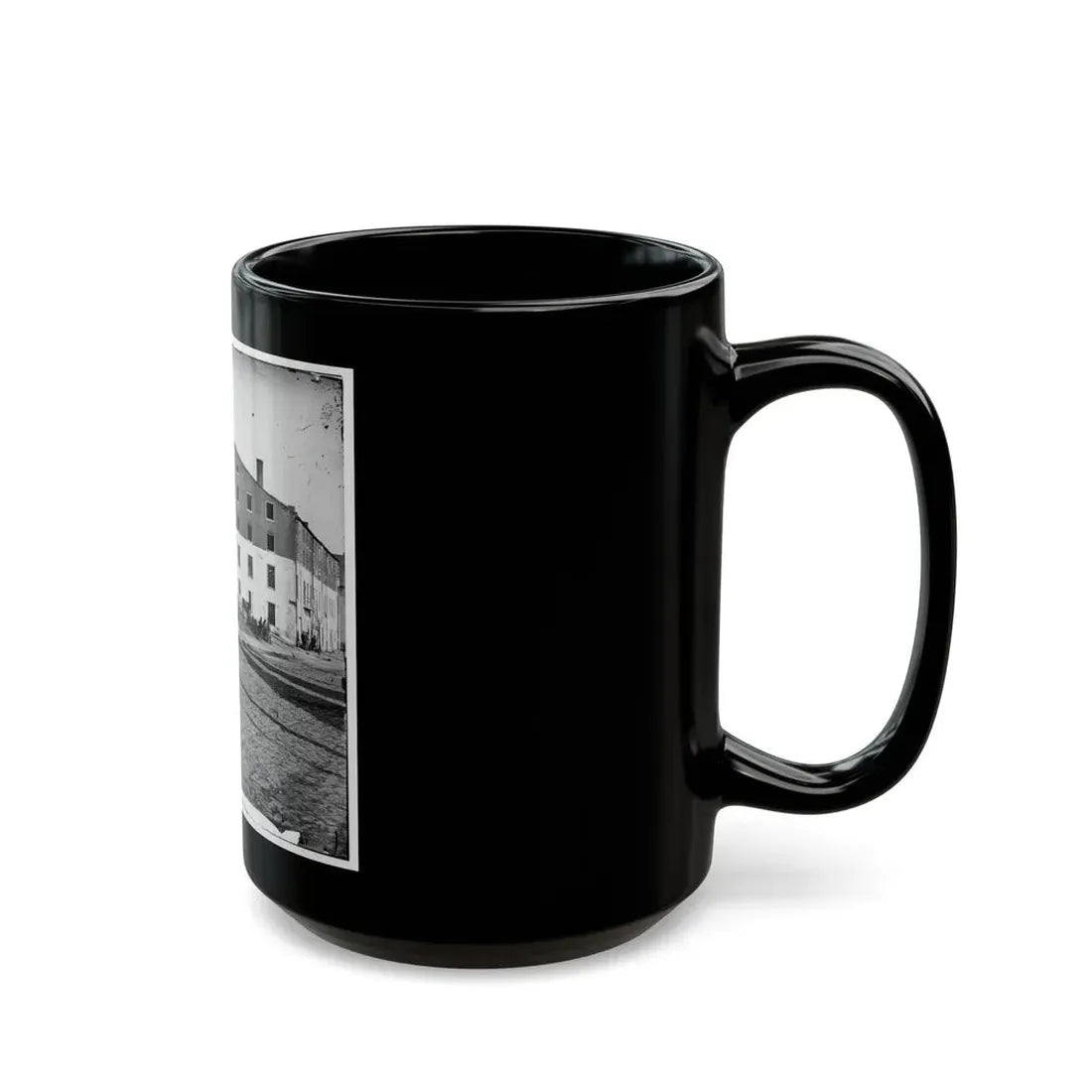 Richmond, Va. Side And Rear View Of Libby Prison (U.S. Civil War) Black Coffee Mug - Go Mug Yourself
