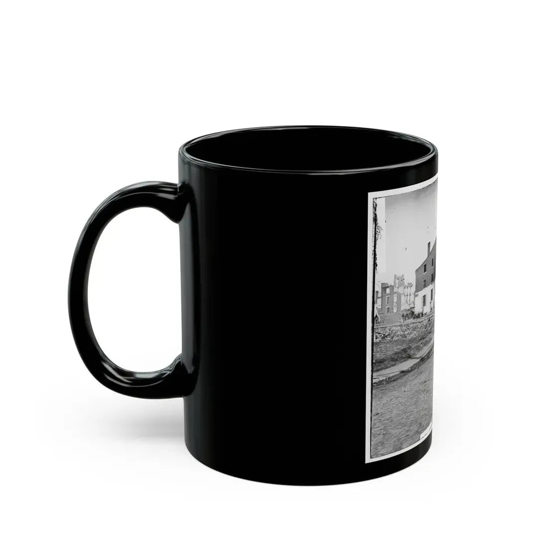 Richmond, Va. Side And Rear View Of Libby Prison (U.S. Civil War) Black Coffee Mug - Go Mug Yourself