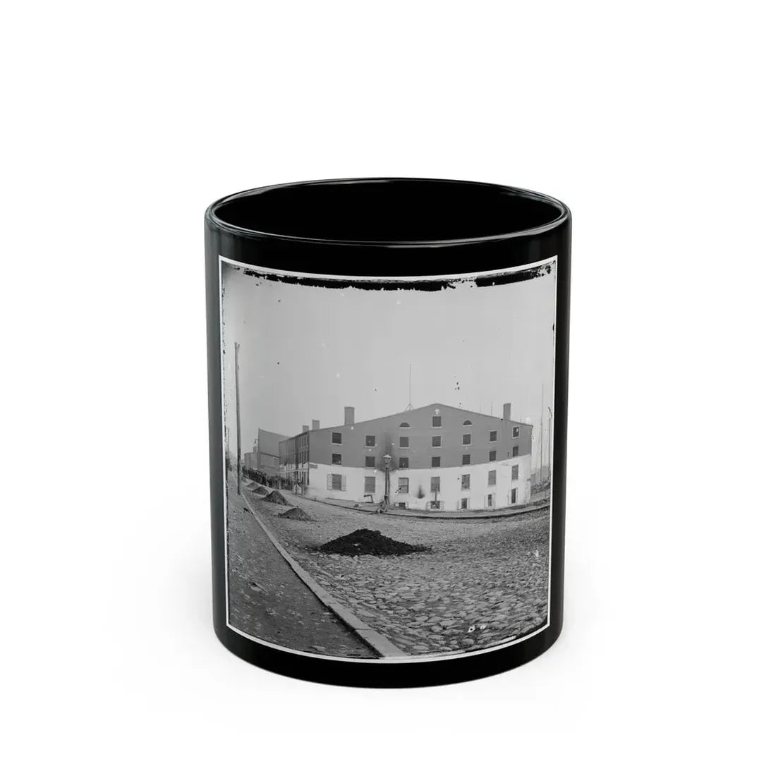 Richmond, Va. Side View Of Libby Prison (U.S. Civil War) Black Coffee Mug 11oz - Go Mug Yourself
