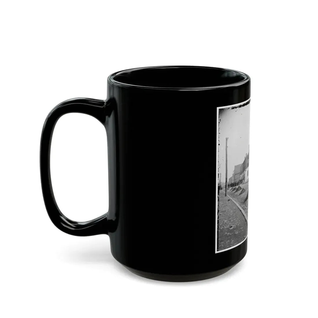 Richmond, Va. Side View Of Libby Prison (U.S. Civil War) Black Coffee Mug - Go Mug Yourself