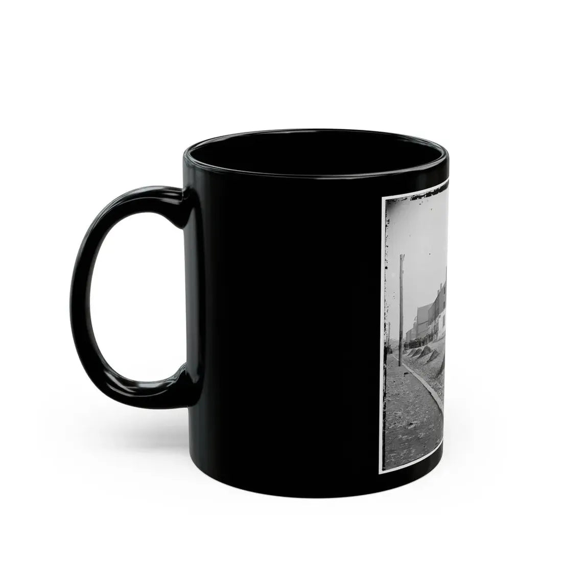 Richmond, Va. Side View Of Libby Prison (U.S. Civil War) Black Coffee Mug - Go Mug Yourself