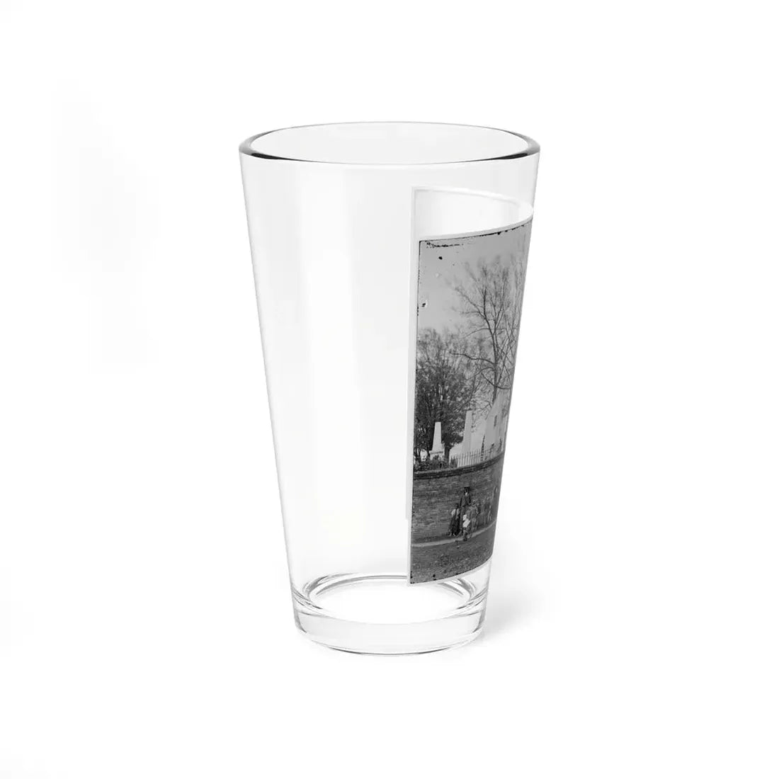 Richmond, Va. St. John's Church And Graveyard From Street (U.S. Civil War) Pint Glass 16oz - Go Mug Yourself