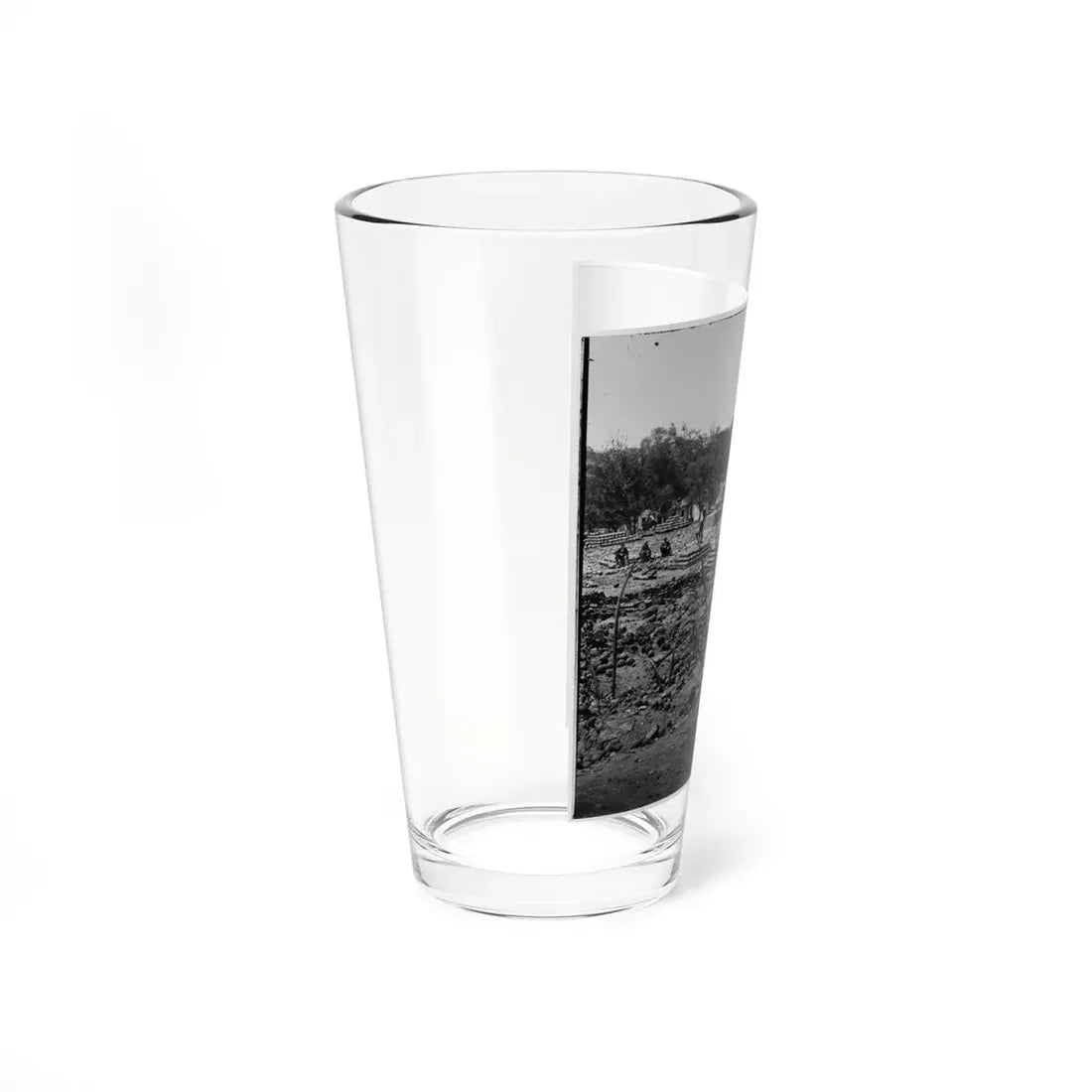 Richmond, Va. Stacked And Scattered Ammunition Near The State Arsenal (U.S. Civil War) Pint Glass 16oz - Go Mug Yourself