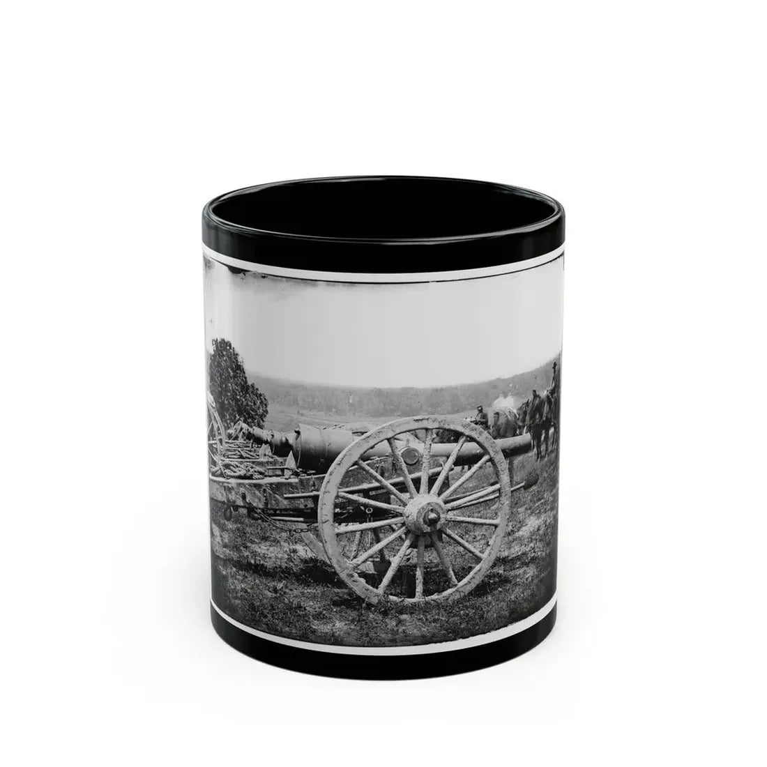 Richmond, Va., Vicinity. 1st New York Pettit's Battery, Artillery (U.S. Civil War) Black Coffee Mug 11oz - Go Mug Yourself