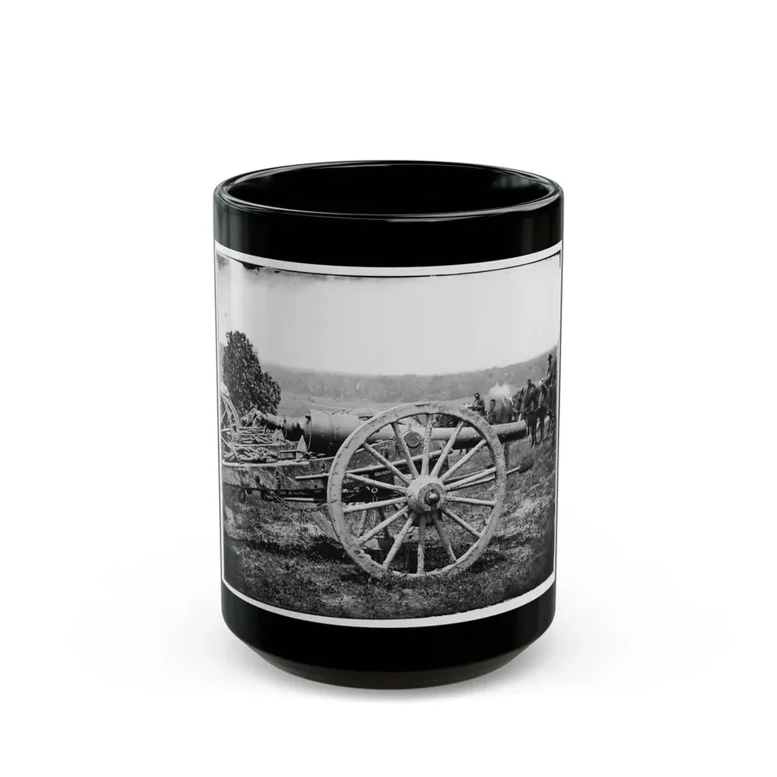 Richmond, Va., Vicinity. 1st New York Pettit's Battery, Artillery (U.S. Civil War) Black Coffee Mug 15oz - Go Mug Yourself