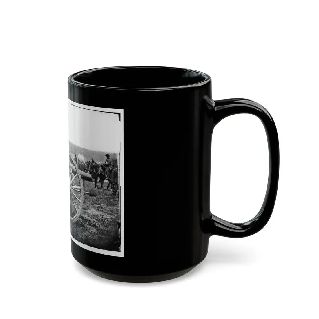 Richmond, Va., Vicinity. 1st New York Pettit's Battery, Artillery (U.S. Civil War) Black Coffee Mug - Go Mug Yourself