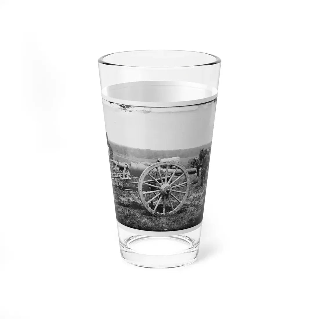 Richmond, Va., Vicinity. 20-Pdr Guns Of The 1st New York Battery, Unlimbered (U.S. Civil War) Pint Glass 16oz - Go Mug Yourself