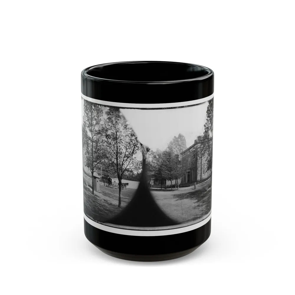 Richmond, Va. Residence Of Alexander H. Stephens, Vice President, C.S.A. (U.S. Civil War) Black Coffee Mug-15oz-Go Mug Yourself