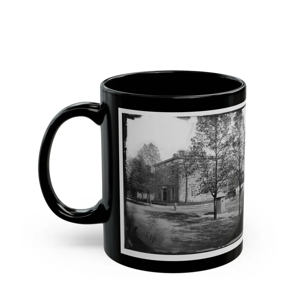 Richmond, Va. Residence Of Alexander H. Stephens, Vice President, C.S.A. (U.S. Civil War) Black Coffee Mug-Go Mug Yourself