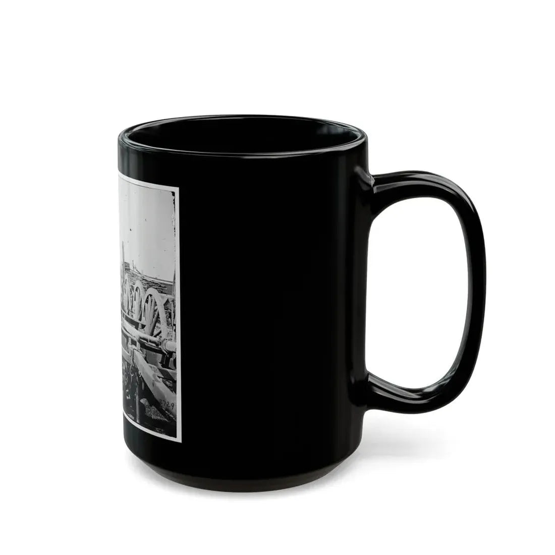 Richmond, Virginia. French 12-Pdr. Bronze Field Guns Importes From France (U.S. Civil War) Black Coffee Mug - Go Mug Yourself