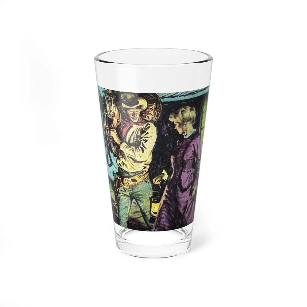 Ride the Man Down (2), The Saturday Evening Post, April 4, 1942 (Magazine Illustration) Pint Glass 16oz 16oz - Go Mug Yourself