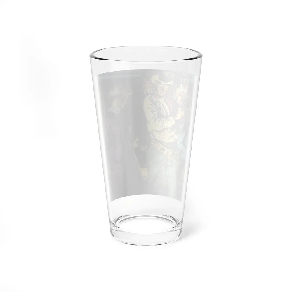 Ride the Man Down (2), The Saturday Evening Post, April 4, 1942 (Magazine Illustration) Pint Glass 16oz - Go Mug Yourself