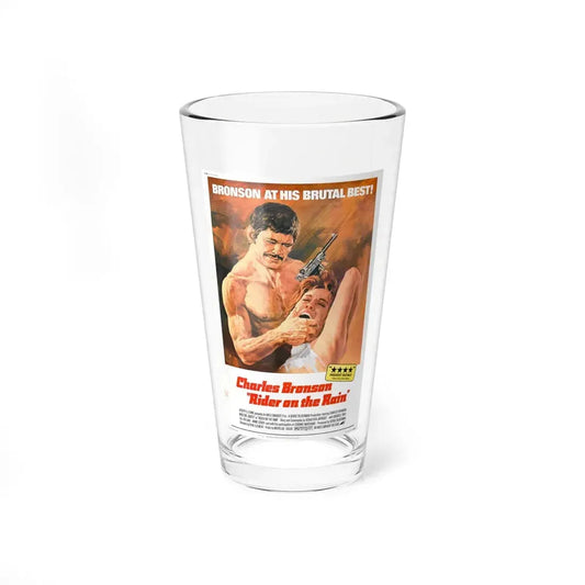 RIDER ON THE RAIN 1970 Movie Poster - Pint Glass 16oz 16oz - Go Mug Yourself