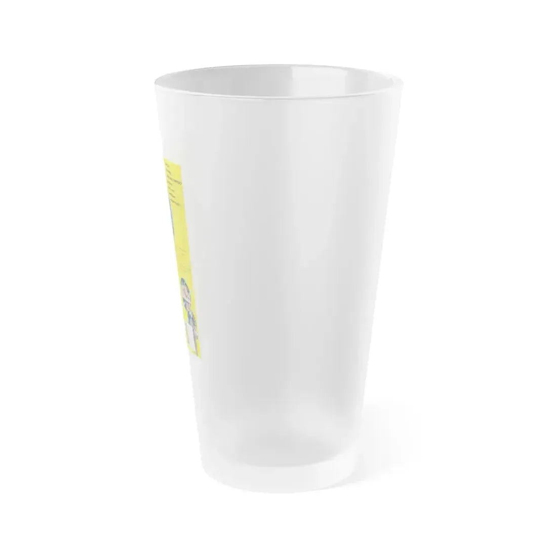 RIDERS TO THE STARS 1954 Movie Poster - Frosted Pint Glass 16oz - Go Mug Yourself