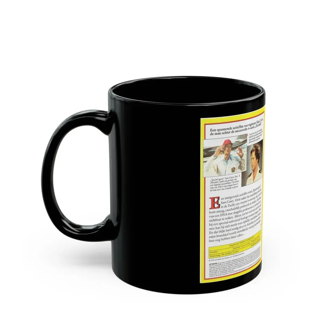 RIDING WITH DEATH (VHS COVER) - Black Coffee Mug - Go Mug Yourself