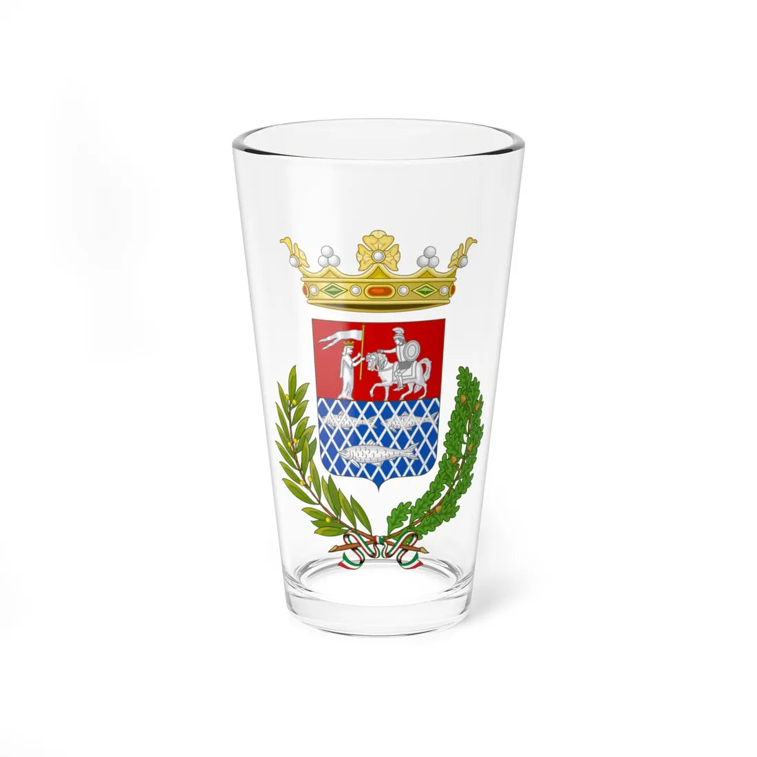 Rieti-Stemma (Italy) (Coat of Arms) Pint Glass 16oz 16oz - Go Mug Yourself