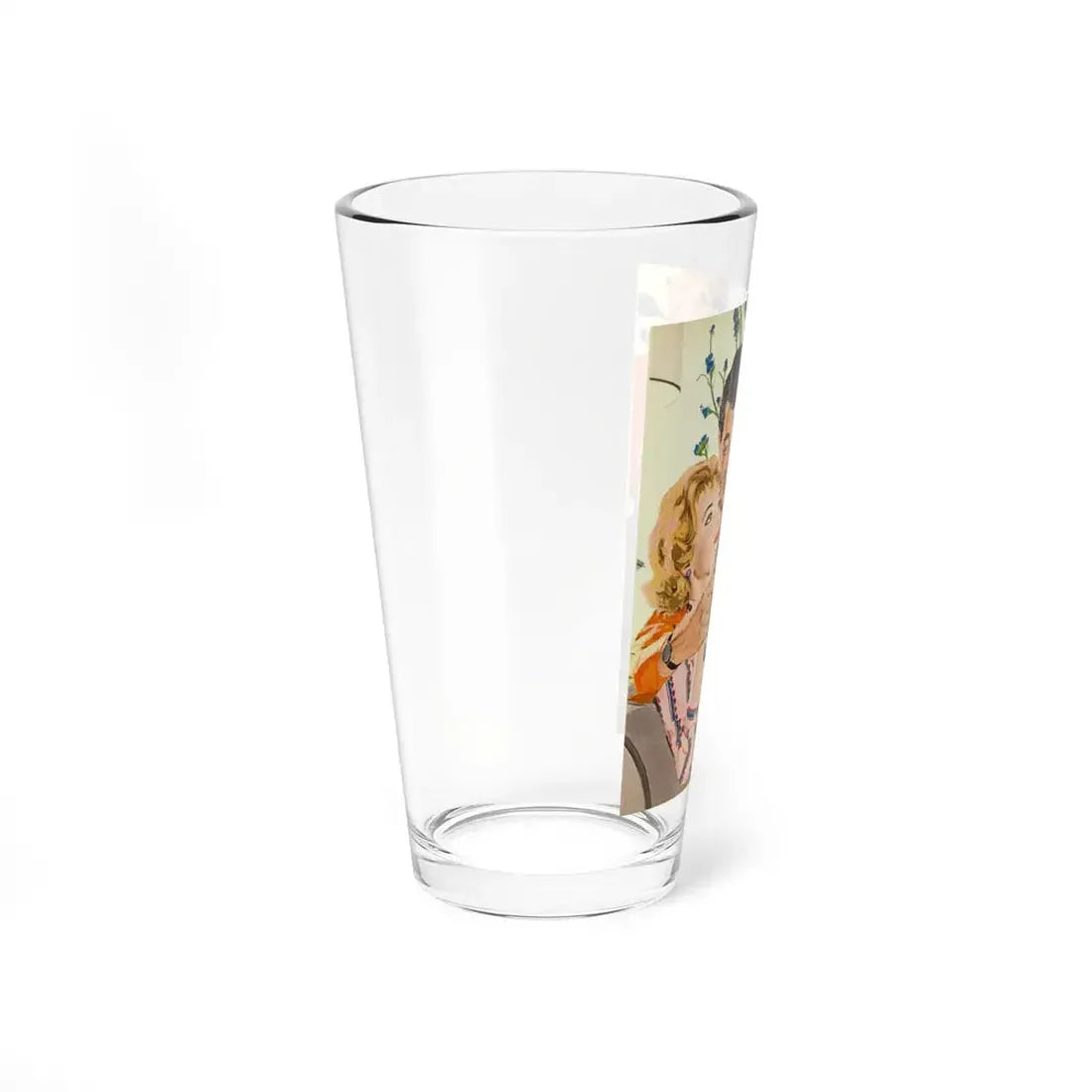 Right for Each Other, Woman's Day, August 1958 (Magazine Illustration) Pint Glass 16oz - Go Mug Yourself