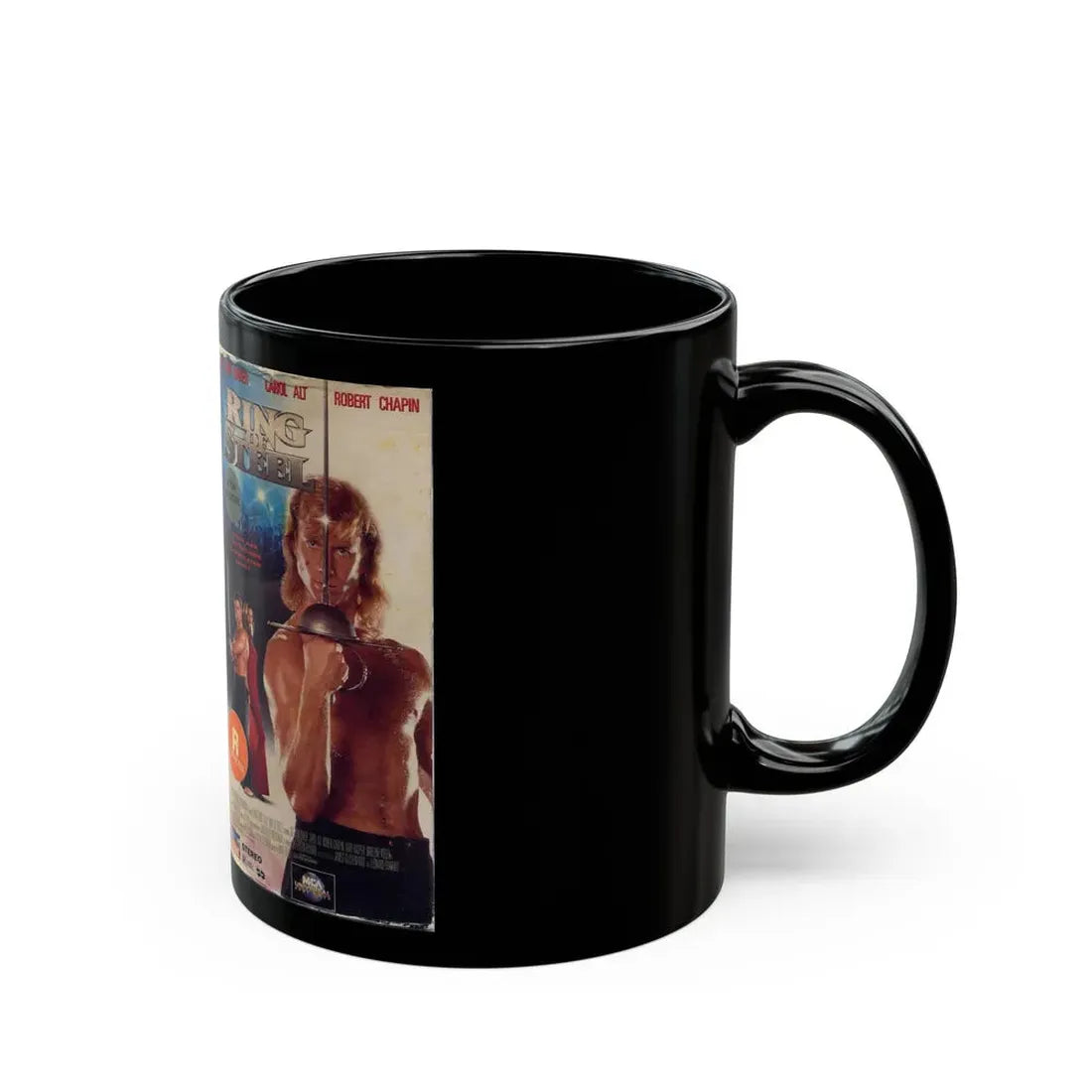 RING OF STEEL (VHS COVER) - Black Coffee Mug - Go Mug Yourself