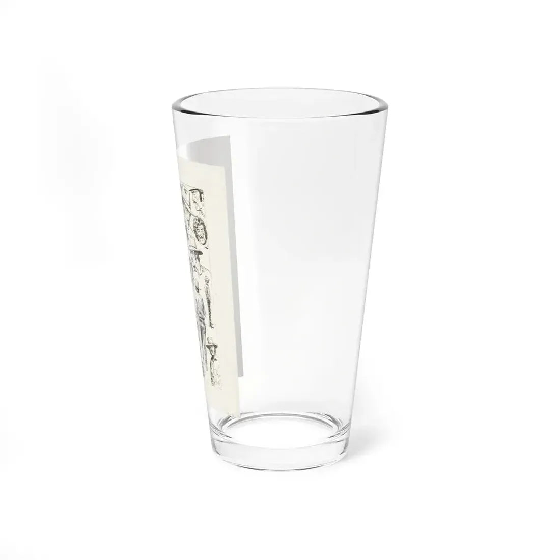 Rio Model Sheet Illustration (Magazine Illustration) Pint Glass 16oz - Go Mug Yourself