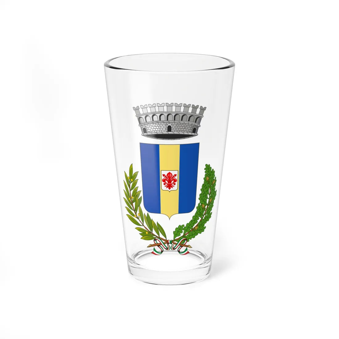 Riparbella-Stemma (Italy) (Coat of Arms) Pint Glass 16oz 16oz - Go Mug Yourself
