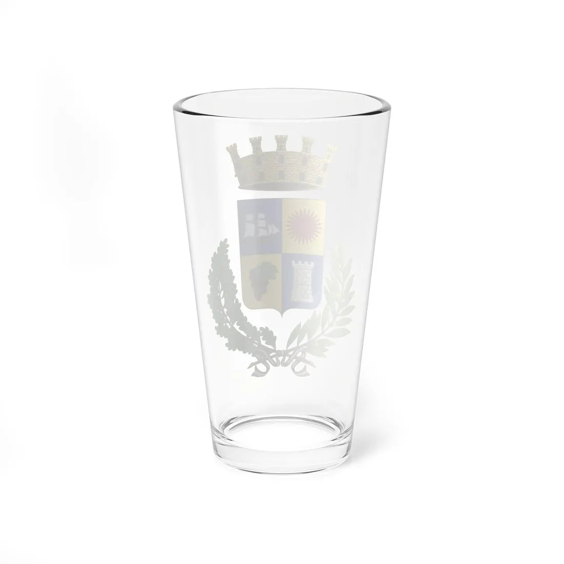 Riposto-Stemma (Italy) (Coat of Arms) Pint Glass 16oz - Go Mug Yourself