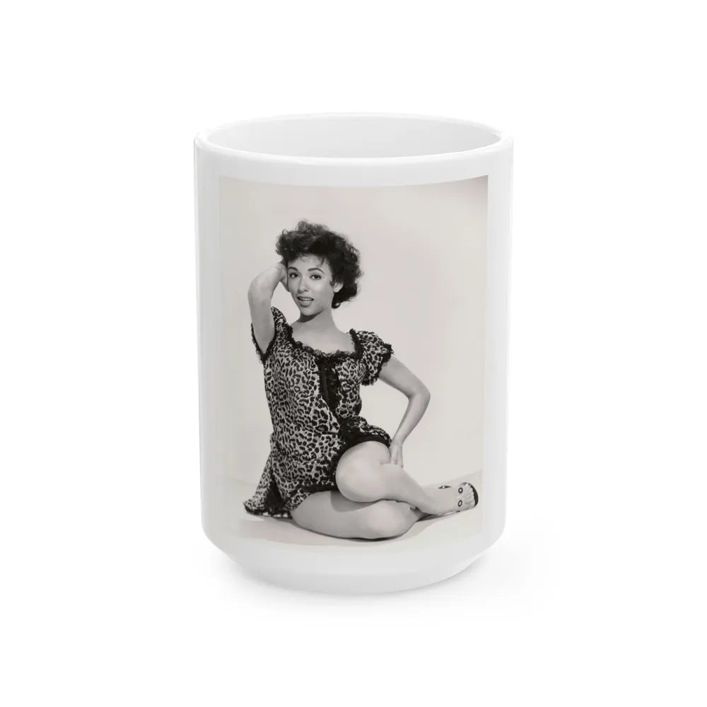 Rita Moreno #20 (Vintage Female Icon) White Coffee Mug-15oz-Go Mug Yourself